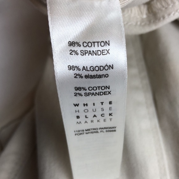 WHBM Button Detail Skimmer Jeans - Picture 6 of 8